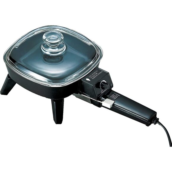 Brentwood SK-45 6" Non-Stick Electric Skillet with Glass Lid New - Picture 1 of 4